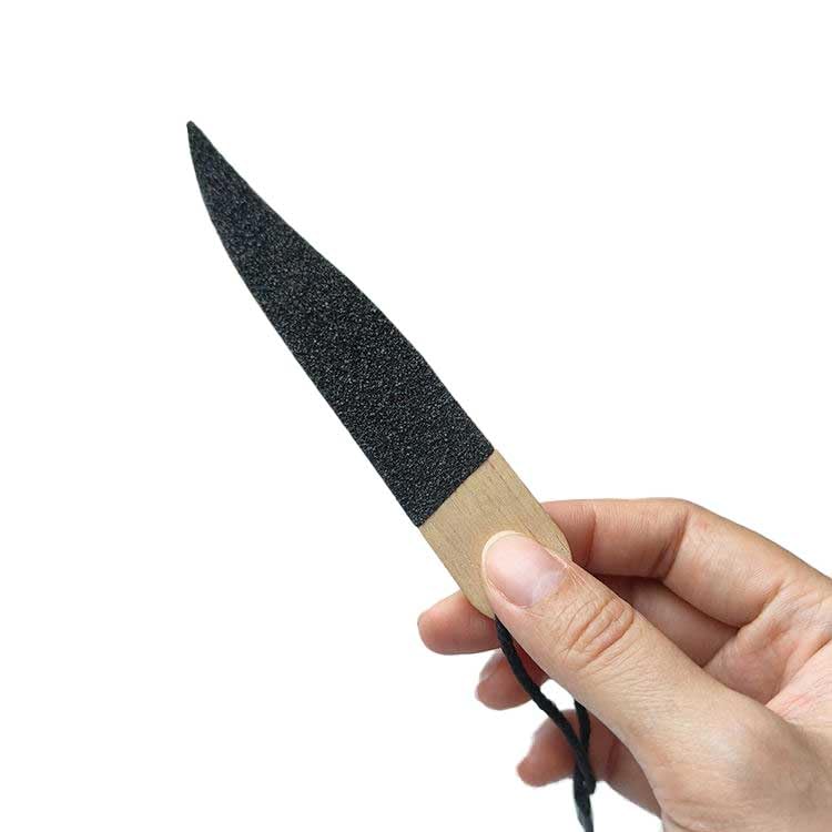 Skin & Callus Sand File for Rock Climbers Hands Fingers, Palms & Nails, Wood - Image 3