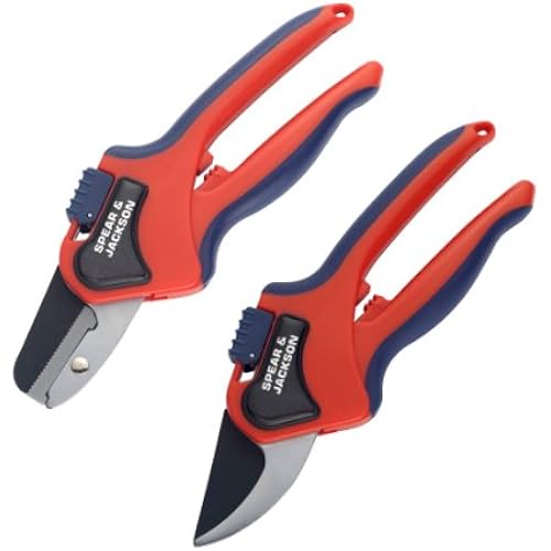 Spear & Jackson 6070TP Razorsharp Bypass & Anvil Pruning Shear Set