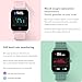 IOWODO Smart Watch for Men Women - Answer/Make Calls, Alexa Build-in, Blood Oxygen (SpO2) 1.8'' HD Screen iP68 Waterproof, Heart Rate Sleep Monitor, Fitness Tracker Compatible with Android and iOS