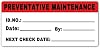 2x1 Inches Preventative Maintenance Labels,Inspection Safety Label byDateNext Stickers,Inventory Shipping Pallet Stickers,200 Pcs