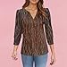 Shirts for Women V Neck Lightweight T Shirts 2025 Summer Comfy Trendy Tops Loose Dressy Casual 3/4 Sleeves Blouse