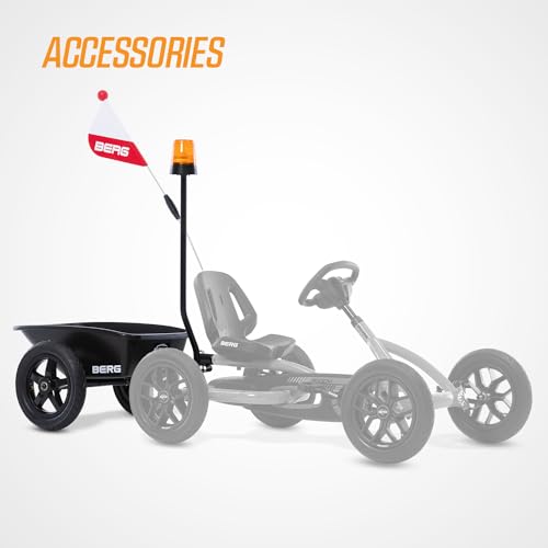 Berg Toys Buddy B-Orange Pedal Go Kart for Kids and Adults – Adjustable Ride On Toy for Ages 4-8 – Go Karts with BFR System, Adults Outdoor Pedal Car for Kids - Thumbnail 5