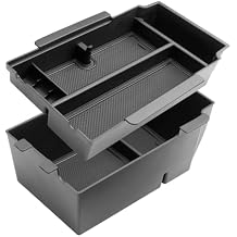 BIBIB0 2Pack 2024 2025 2026 Crosstrek Center Console Organizer for 2023-2026 Subaru Crosstrek&2024+ Impreza Console Trays Crosstrek Insert Glove Pallet Organizer 2026 Crosstrek Hybrid Double Layers