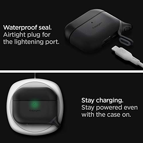 Spigen Slim Armor IP Compatibile con Apple Airpods Pro 1st Generation 2019 and Airpods Pro 2nd Generation 2022 Waterproof Case - Black
