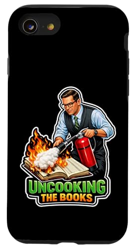 Uncooking The Books Accountant ���[���A �X�}�z�P�[�X iPhone SE (2020) / 7 / 8 �p