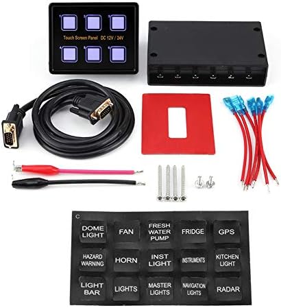 2X Barca Auto Marine Rocker Interruttore Pannello 8 Gang 3PIN & Interruttore Di Sovraccarico Protezione Impermeabile - Foto 14