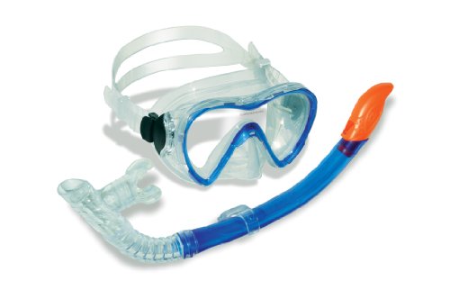 Máscara de buceo Swimline 99550 de silicona premium y alta fidelidad óptica