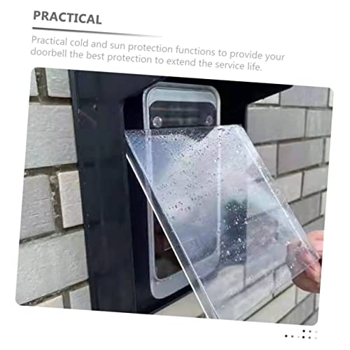 Campainha à Prova De Intempéries Shell Para Porta Sem Fio Capa De Campainha à Prova D'água Capa De