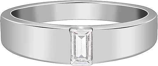 GIVA 925 Silver Blaze Ring for Him,Fixed Size, Adjustable | Gifts for Men and Boys | With Certificate of Authenticity and ...