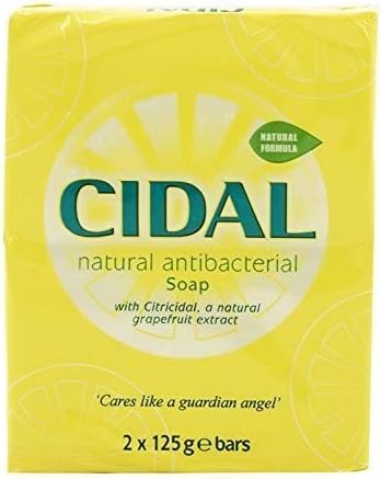 Cidal Natural Antibacterial Soap TWIN PACK 125g x12 (24 soaps)