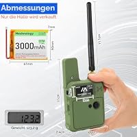 Meshnology Gehäuse für Wio Tracker L1 Entwicklungsboard Geräteset – 3000 mAh Akku, GPS-Modul, Antenne, All-in-Gehäuse, Bildschirmschutzhülle mit Typ-C-Schnittstelle (N37-Version, Grün) – Ansicht 4