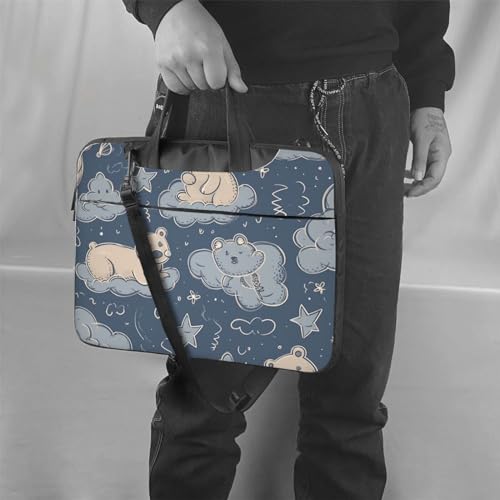 Maletín para laptop 13-15.6 pulg. negro unisex miniatura 2