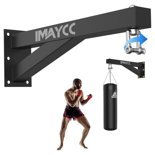 IMAYCC Neu Boxsack Halterung, Hochbelastbare Boxsack Wandhalterung, Strapazierfähige Konstruktion für Zuhause oder Fitnessstudio, Geeignet für Kickboxingsack, MMA-Säcken usw. Punch Bag Wall Mount IMAYCC Neu Boxsack Halterung, Hochbelastbare Boxsack Wandhalterung, Strapazierfähige Konstruktion für Zuhause oder Fitnessstudio, Geeignet für Kickboxingsack, MMA-Säcken usw. Punch Bag Wall Mount