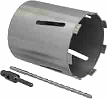 Corona Diamantata BTEC M16 - &Oslash; 62 Mm Per Calcestruzzo E Muratura, Lunghezza 180 Mm