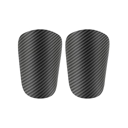 CTWHA 1 Pair Ultra Lightweight Imitation Carbon Fibre Leg Guard Mini Soccer Shin Guard Protective Gear Leg Guard for Soccer and Other Sports