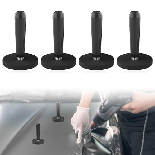 mizikuu Imánes para Vinilo Coche, 4 pzas Vehículo Wrap Gripper Imanes Titular Herramientas Imanes para la fabricación de letreros, Tinte de Ventana, Car Wrapping
