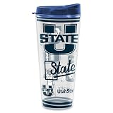 Rico Industries NCAA Utah State Aggies Double Wall 20oz Tritan Tumbler
