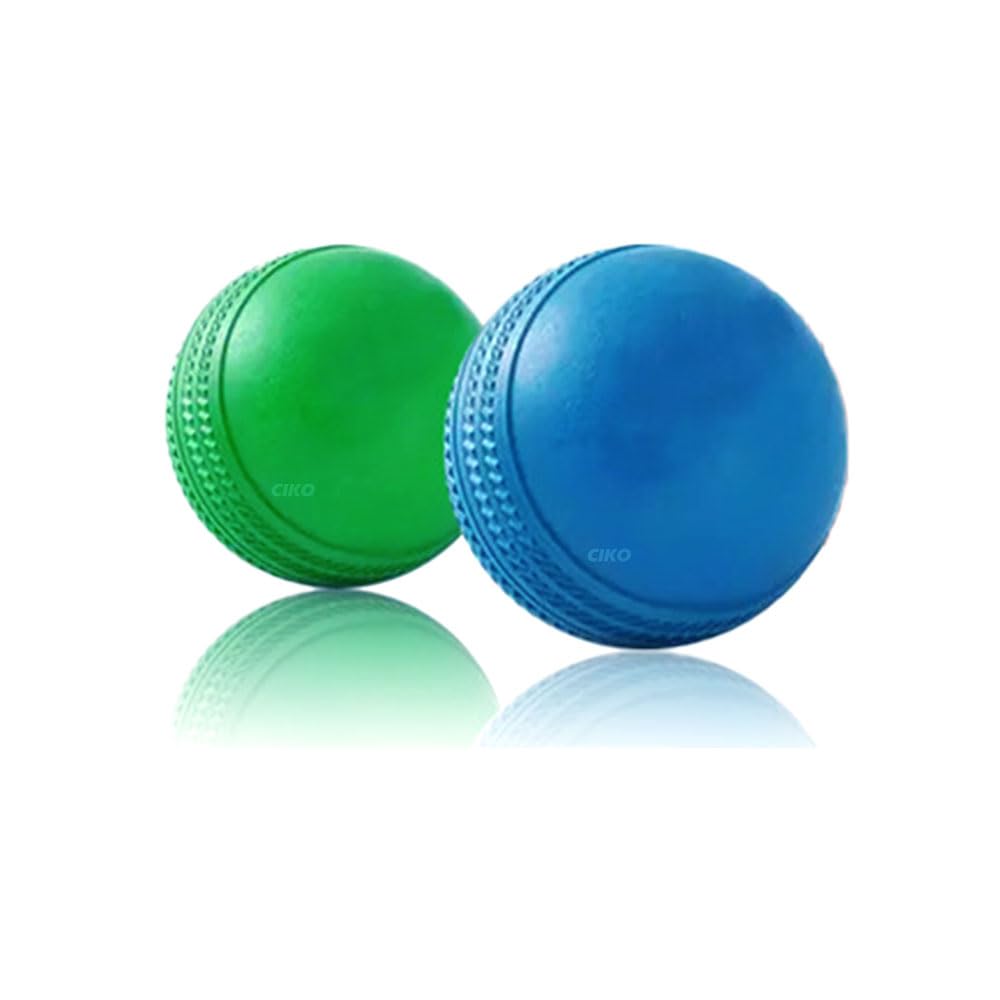 Ciko Rubber Cricket Ball Stumper Match Practice Training | Practice Cricket Ball | Wind Balls | Swing Ball | Indoor & Outdoor Street & Beach Cricket and Gully Cricket Pack of
