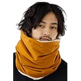 [valeria] バレリア 裏起毛 撥水 ネックウォーマー ワイヤー入り 防寒 防風 スキー スノーボード アウトドア 自転車 スヌード ゴルフ メンズ 秋冬 キャメル
