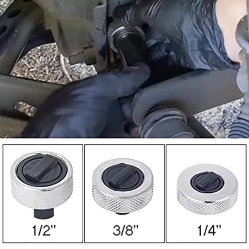 3Pcs Dedo Ratchet Set Reversível Thumbwheel Mini Palm Wrench 1/4 3/8 1/2in Unidade Compacta Dia 38mm