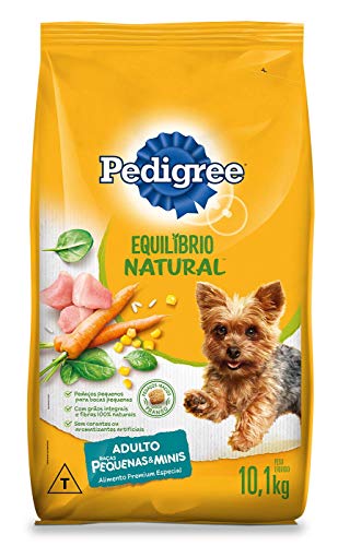 Ração Pedigree Equilíbrio Natural para Cães Adultos de Raças Pequenas, 10,1 kg