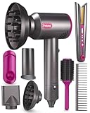 ZFSZSY Hair Salon Toys for Girls, Beauty Salon Playset for Girls, Kids Pretend Hair Blow Dryer Styling Kits...