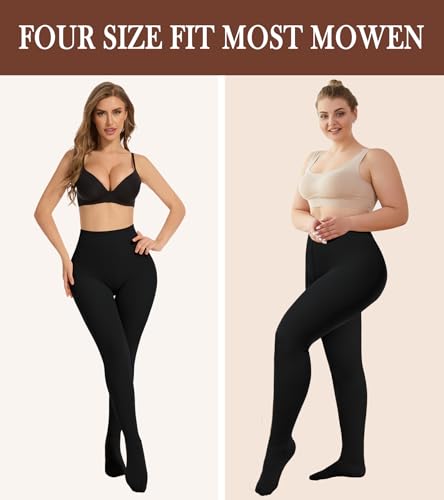 Opaque Fleece Lined Tights Women Warm Footed Pantyhose Thermal Thick Tights for Winter2