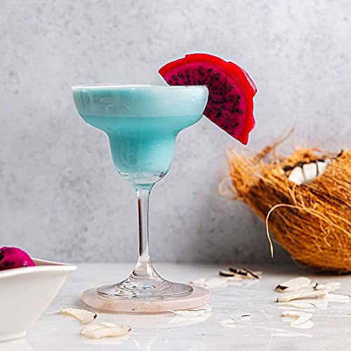 Season Story Large Margarita Glasses Set Of 2-10Oz, Cocktail Glasses With Stem, Crystal Glassware For Frozen Margaritas, Martini, Mixing Cocktails, Gin And Tonic Glasses, Gin Glasses For Gin Lovers #TOP7