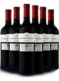 Kit 6 garrafas vinho espanhol ramon bilbao crianza 750 ml