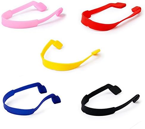 NUOLUX 5 Colors Eyeglass Strap,Eyewear Retainers for Kids