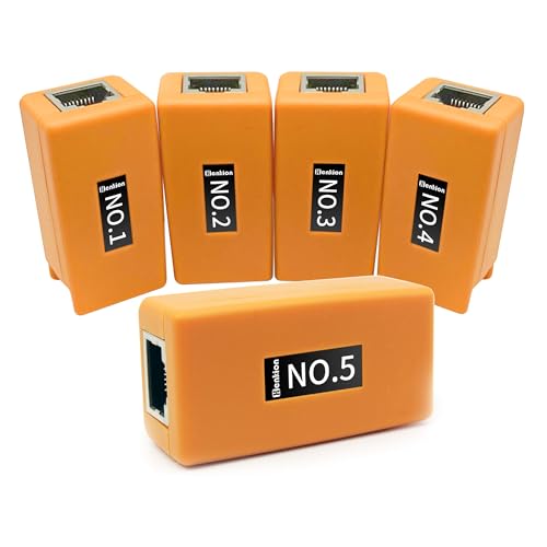 Henkion Caja de prueba de cable de red para comprobador de cámaras CCTV, kit remoto, prueba de cable de red, n.º 255, accesorios para dispositivos de línea, comprobador de cables, comprobador de cable