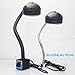 VHVWMBAV LED Machine Tool Light 12W 110-220V 24-36V Flexible L40cm Gooseneck Clip Magnetic Base Lamp Industrial Bright Garage Light(Switch Magnetic)