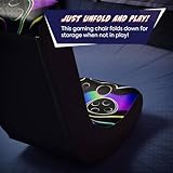 X-Rocker Gamepad Floor Rocker, Folding Console Gaming Chair - Ergonomic Support, Space-Saving Design, Rocking Base, Wipe-Clean Faux Leather for Kids - Controller - Image 4