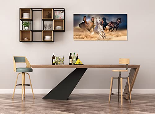 Canwalls Art Animal Wall Art Pictures For Living Room Decor Running Horses Paintings On Canvas 20X40 Inch Stretched Artwork Bedroom Wall Decorations #TOP3