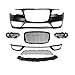 LOSTAR Front Bumper Cover With Grille Fit for 2015-2023 Chrysler 300 C SRT Style No Sensor Hole