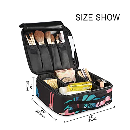 Trousse de maquillage de voyage compartimentée grand format rigide - 4