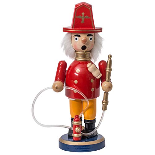 OBC Räuchermännchen Feuerwehrmann rot, 21 cm, Dekofigur handbemalt...