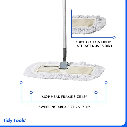 Image of 18 Inch Commercial Cotton Dust Mop & Floor Sweeper
