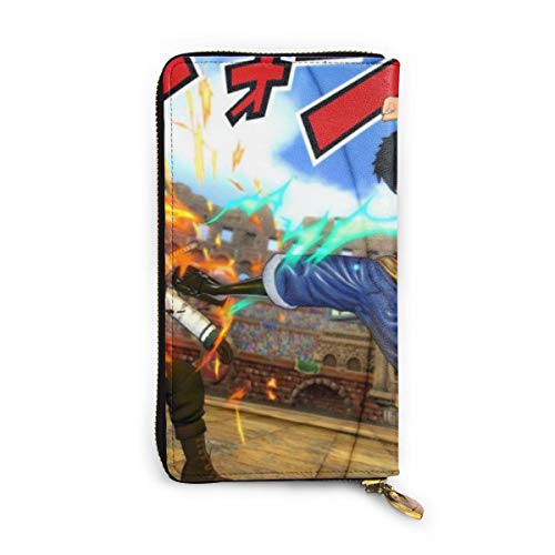 Preisvergleich Produktbild Einteilige Leder-Geldbörse im Retro-Look, stilvoll, individuell, langlebig.