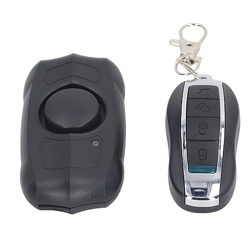 YYQTGG Alarme de vibração sem fio, alarme de segurança de bicicleta, bateria embutida, caixa de plás