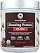 Vegan Collagen Support Protein Powder by Amazing Grass, Biotin, USDA Organic, Flavor: Chocolate Rose, 15 Servings, 15g Protein