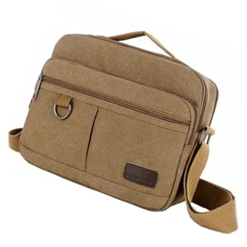 Bolso bandolera casual de lienzo para evitar bolsillos llenos en tus trayectos al trabajo