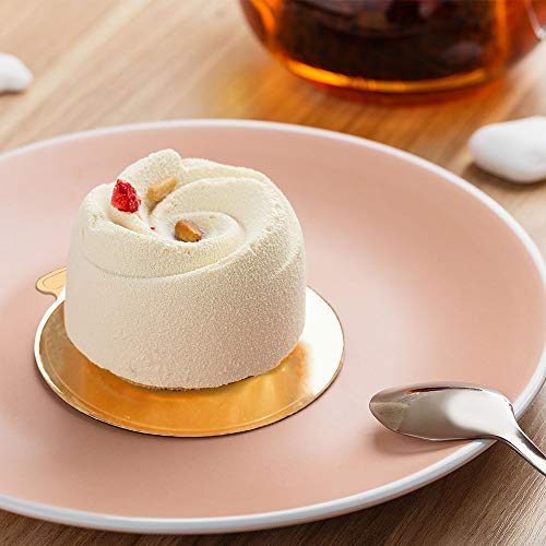 Mini Cake Boards, Gold Dessert Plates (3.5 In., 100 Pack) #TOP2