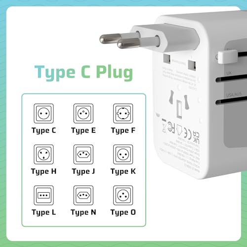 Mo4Travel USBPAR1 Universal Travel Adapter, International Power Plug Adapter thumb #3