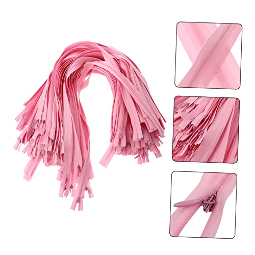 Sewroro 100 Pçs Zíper Oculto Selvage Metal Zíper Deslizantes Zíper Inferior Deslizantes Zíper Slider