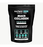 Nature Diet Multi Collagen Powder Unflavored 400G, Hydrolysed Highly Bioavailable Collagen Peptid...