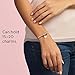Pandora Moments Two-Tone Bangle - 14k Rose Gold & Sterling Silver Bangle for Women - Compatible Moments Charms - Features Rose & Sterling Silver - Gift for Her - 7.5