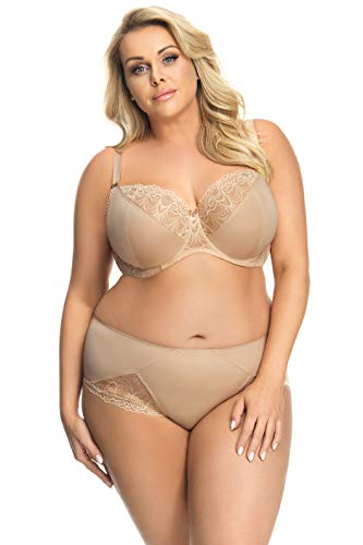 Sujetador sin relleno con encaje K425 Casablanca de Gorsenia para realce natural 4