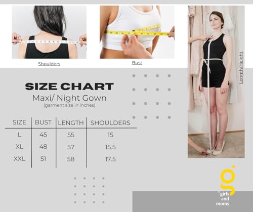 Image of Women's Nightgown | Wine Color with Abstract Geometric Print | Embroidered Neck Sleepwear | Premium Lounge Gown