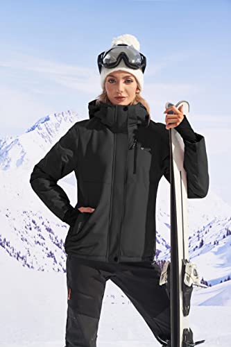 Iuga Waterproof Ski Jackets For Women Mountain Snow Jackets For Women Windproof Snowboard Jacket Women Hooded Jacket #TOP4